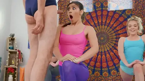 Brooklyn Gray luvs yoga nearly as much as huge fuck-sticks