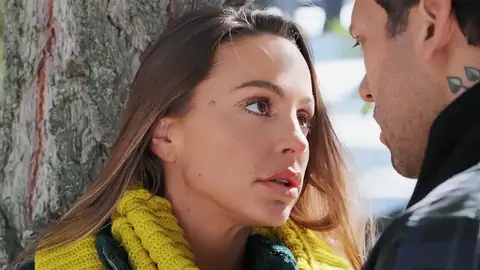 Abigail Mac is downright bare while in the woods