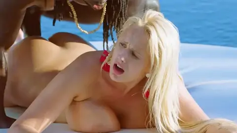 Angel Wicky having bi-racial shag-a-thon at the vacation