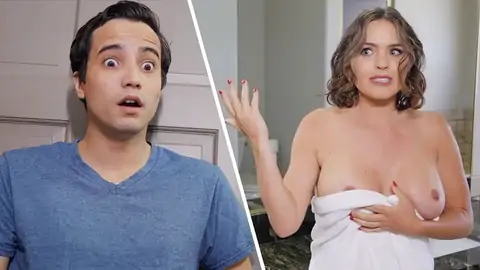 Stepson is fingering the MUMMY's muff under the table